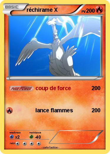 Pokemon réchirame X