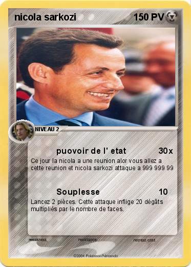 Pokemon nicola sarkozi