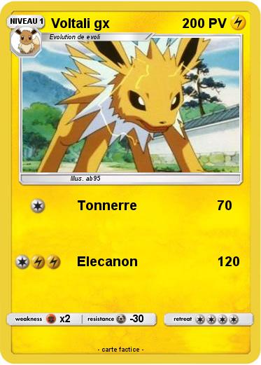 Pokemon Voltali gx