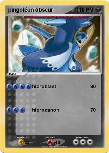 Pokemon pingoléon obscur