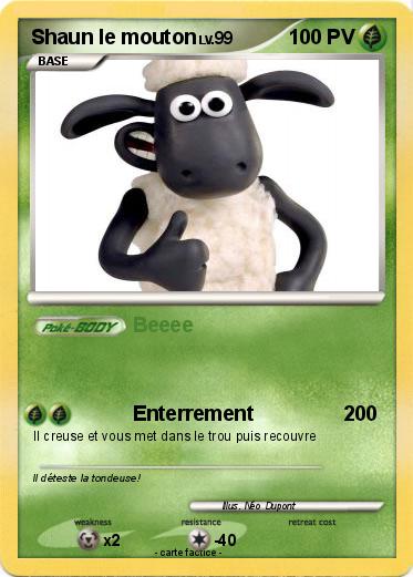 Pokemon Shaun le mouton