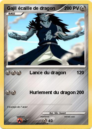 Pokemon Gajil écaille de dragon