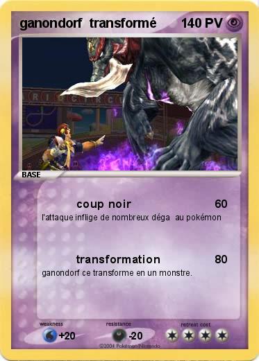 Pokemon ganondorf  transformé