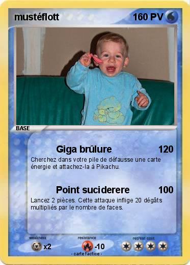 Pokemon mustéflott