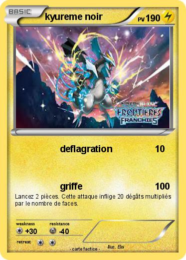 Pokemon kyureme noir