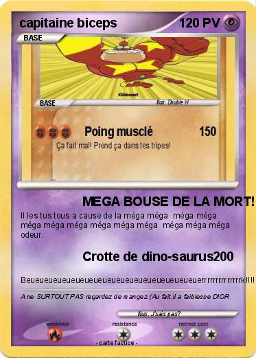 Pokemon capitaine biceps