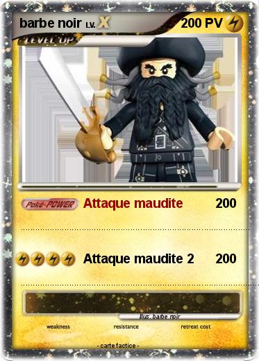 Pokemon barbe noir