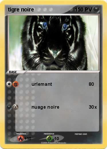 Pokemon tigre noire