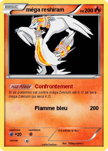 Pokemon méga reshiram