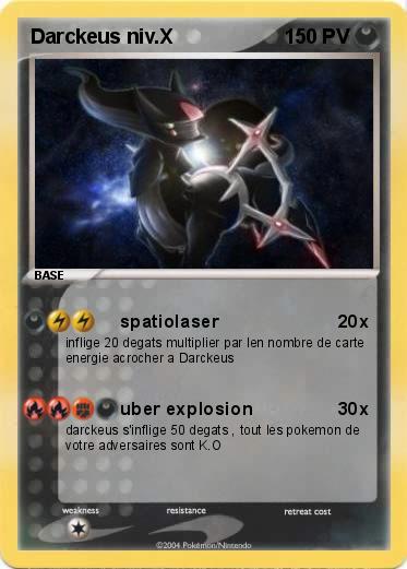 Pokemon Darckeus niv.X