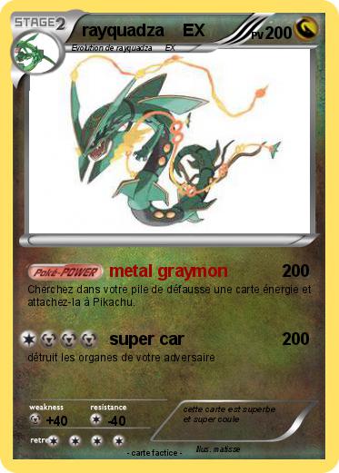 Pokemon rayquadza    EX