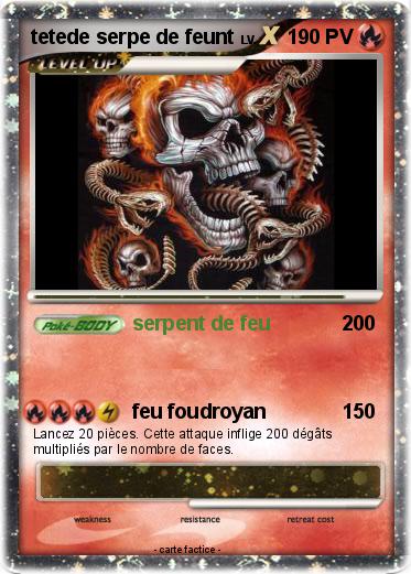 Pokemon tetede serpe de feunt