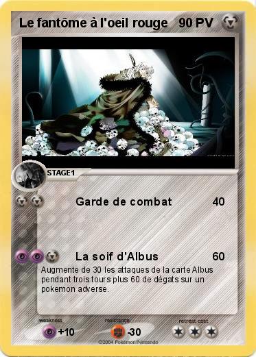 Pokemon Le fantôme à l'oeil rouge