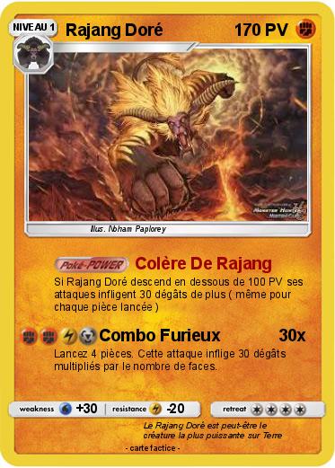 Pokemon Rajang Doré