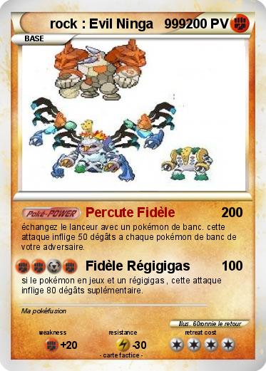 Pokemon rock : Evil Ninga   999