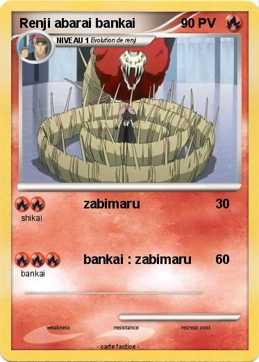 Pokemon Renji abarai bankai