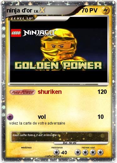 Pokemon ninja d'or