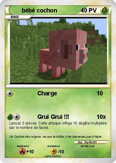 Pokemon bébé cochon