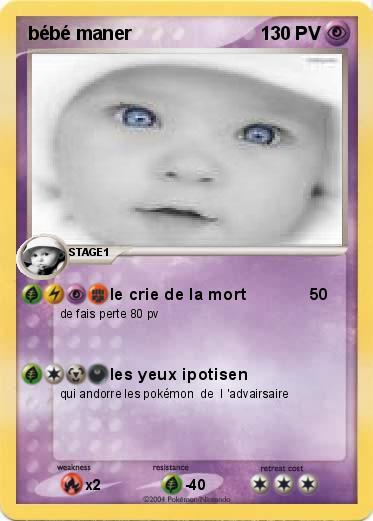 Pokemon bébé maner