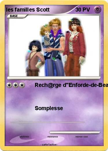 Pokemon les familles Scott