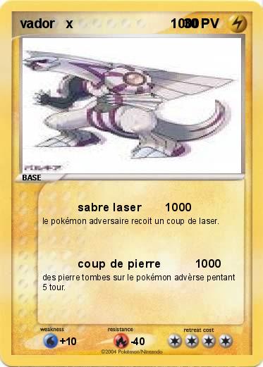 Pokemon vador   x                           1000
