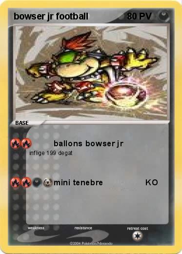 Pokemon bowser jr football