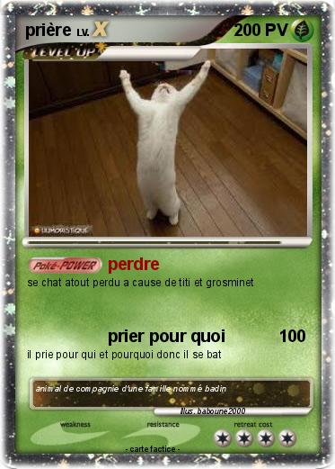 Pokemon prière