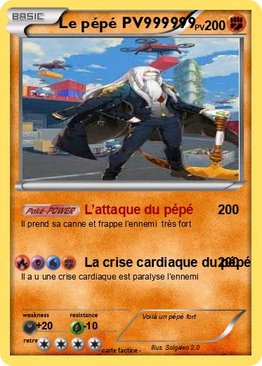 Pokemon Le pépé PV999999