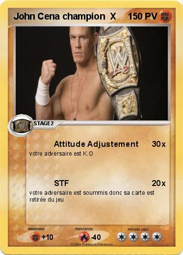 Pokemon John Cena champion  X