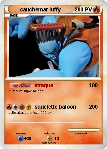 Pokemon cauchemar luffy