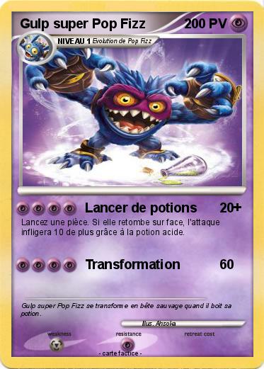 Pokemon Gulp super Pop Fizz