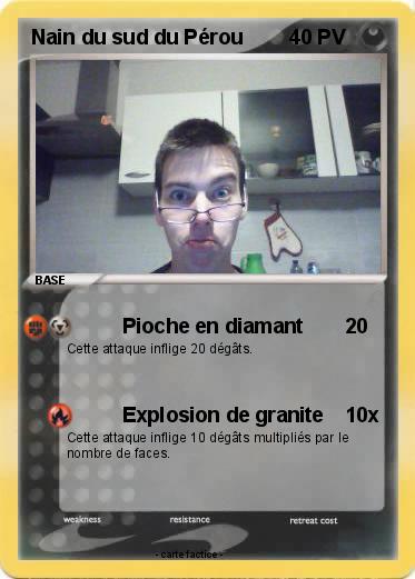Pokemon Nain du sud du Pérou