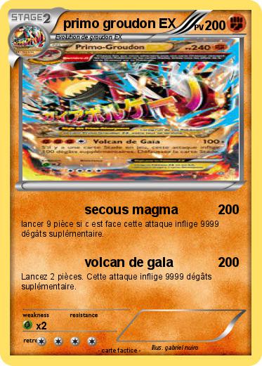 Pokemon primo groudon EX
