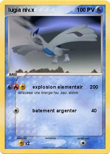 Pokemon lugia niv.x