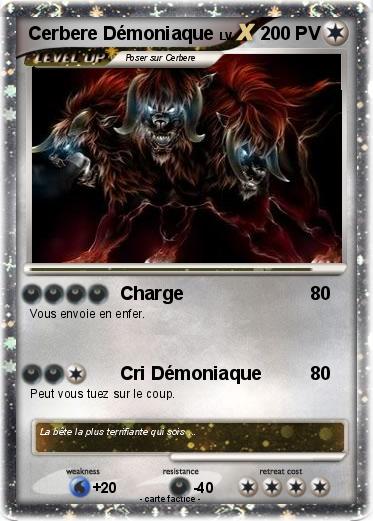 Pokemon Cerbere Démoniaque