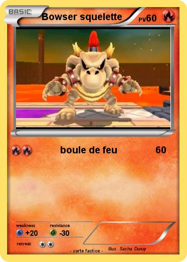 Pokemon Bowser squelette