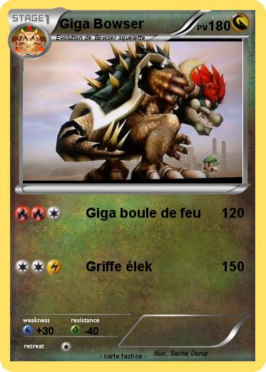 Pokemon Giga Bowser