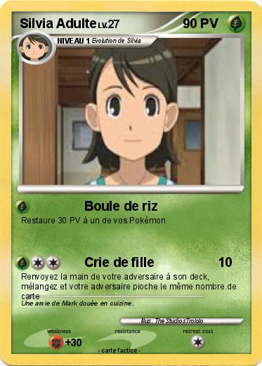 Pokemon Silvia Adulte