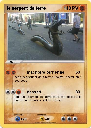 Pokemon le serpent de terre