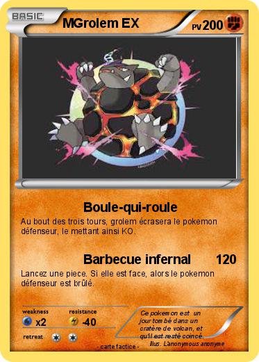 Pokemon MGrolem EX