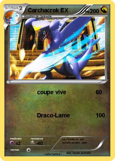 Pokemon Carchacrok EX