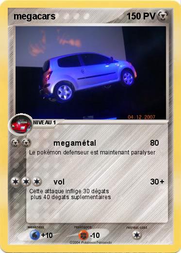 Pokemon megacars