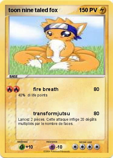 Pokemon toon nine taled fox