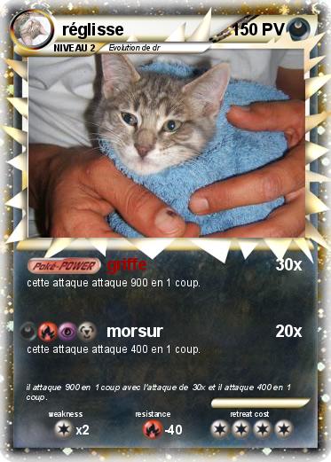 Pokemon réglisse