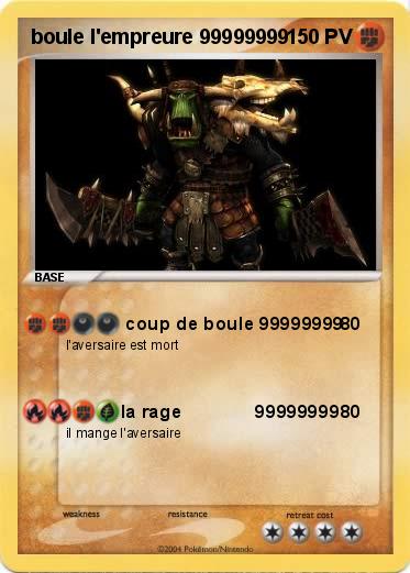 Pokemon boule l'empreure 99999999