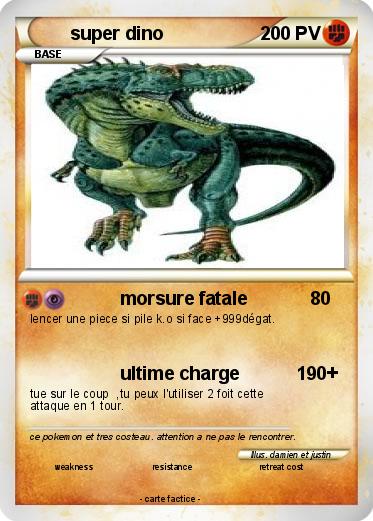 Pokemon super dino