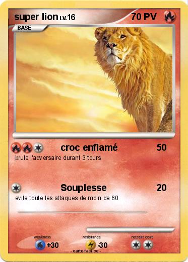 Pokemon super lion