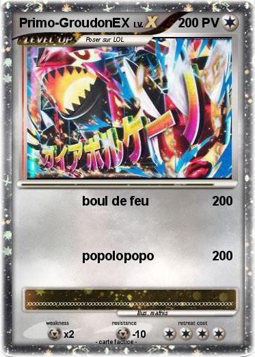Pokemon Primo-GroudonEX