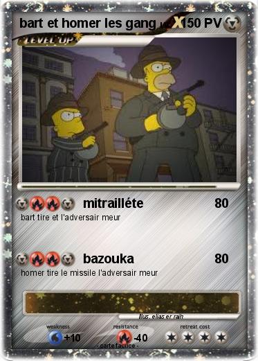 Pokemon bart et homer les gang