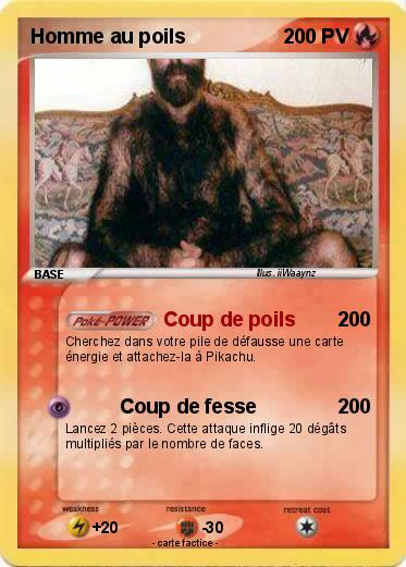 Pokemon Homme au poils